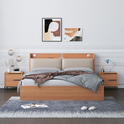 Custom Modern Home Bedroom Furniture Lift Up Storage Bed Frame King Queen Size Space Saving Beds